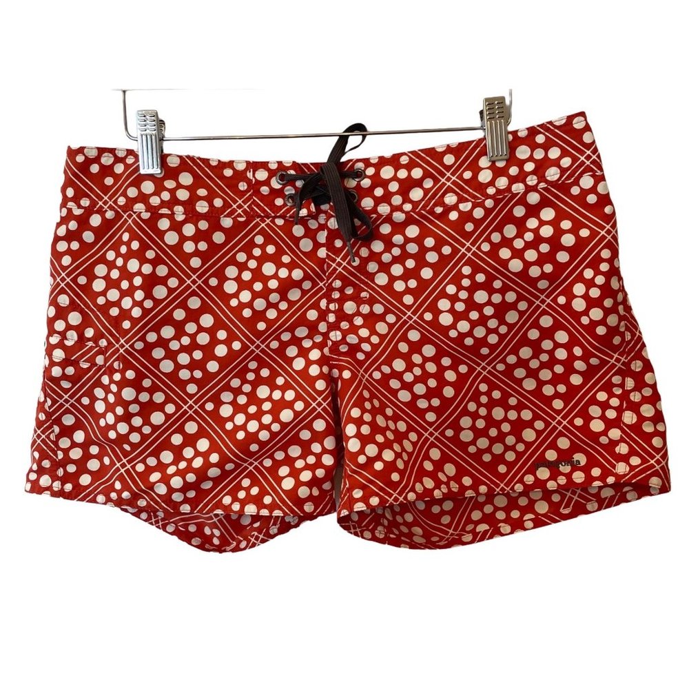 Patagonia Womens Size 10 Swim Shorts 100% Nylon Cover Up Bottoms Beach Summer